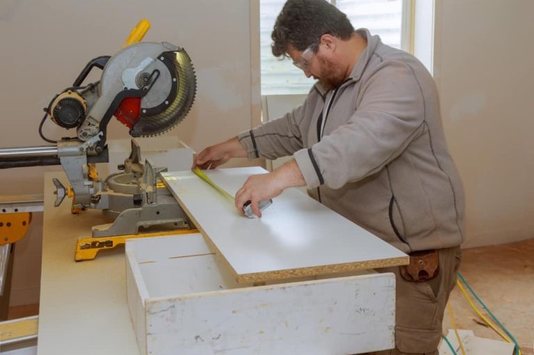 How to Cut Melamine with a Miter Saw