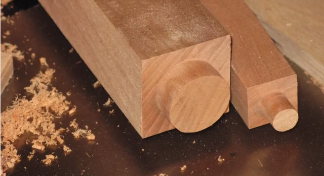 How to Cut a Round Tenon by Hand