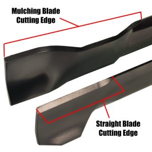 Mulching Blade VS Regular Blade