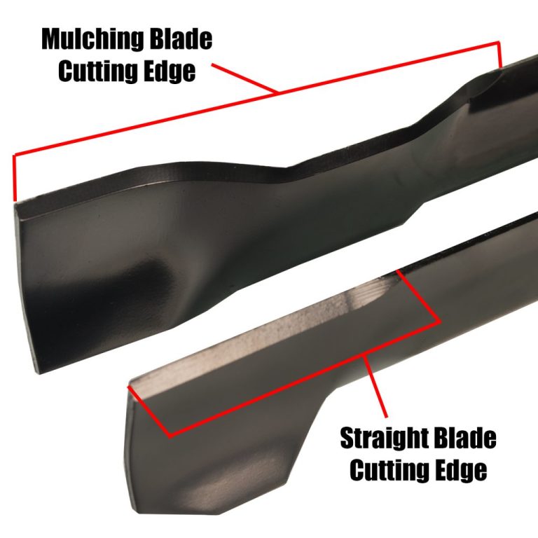 Mulching Blade VS Regular Blade
