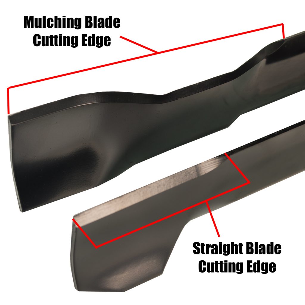 Mulching Blade VS Regular Blade
